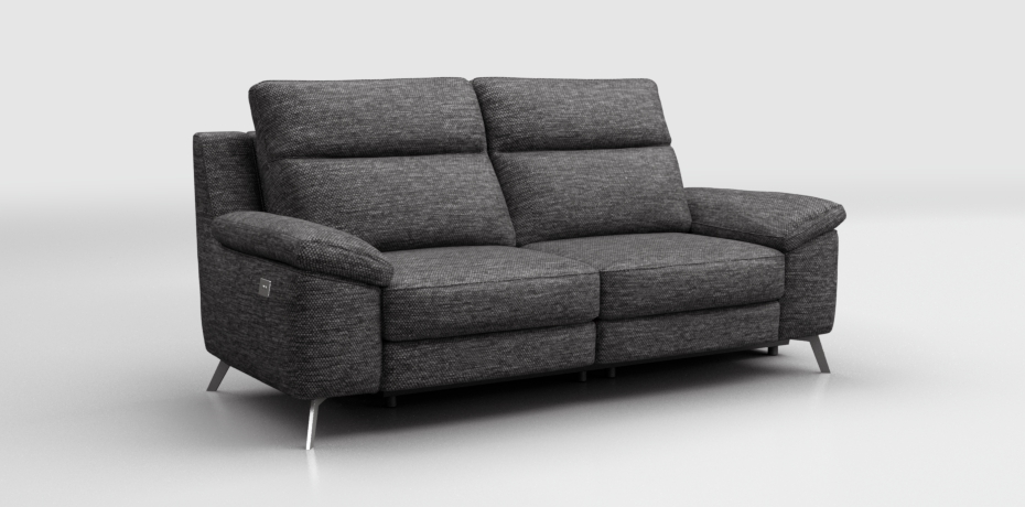 Vedriano - 3 seater sofa with 2 electric recliners